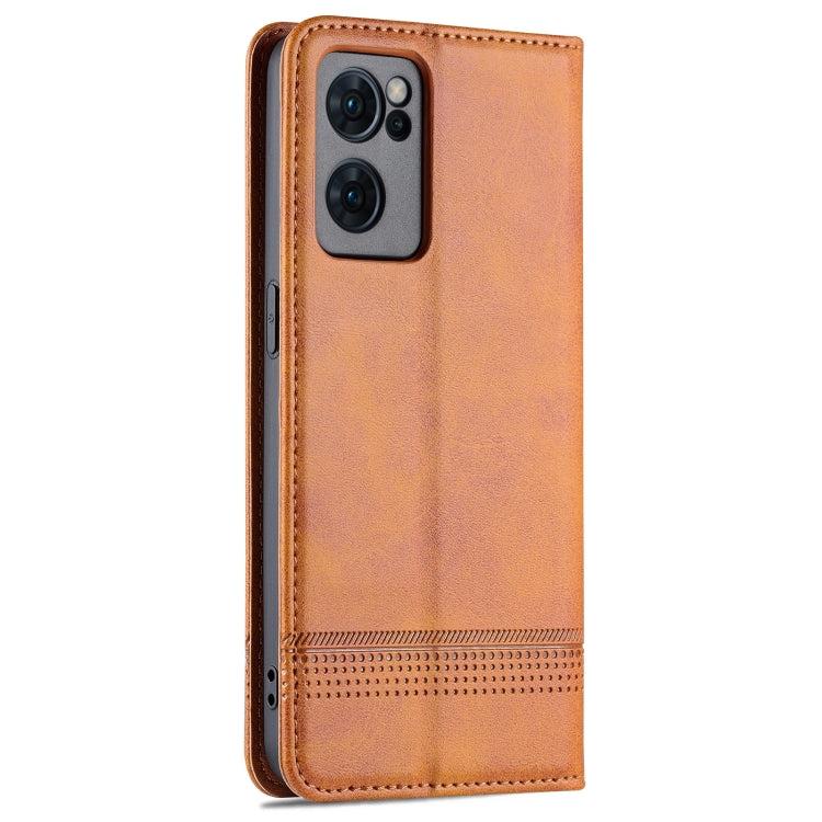 OPPO Reno7 Leather Wallet Case with Card Holder & Magnetic Closure