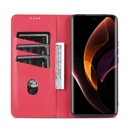 Honor 60 Leather Wallet Case with Card Holder & Magnetic Closure