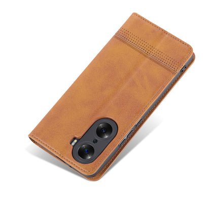 Honor 60 Leather Wallet Case with Card Holder & Magnetic Closure