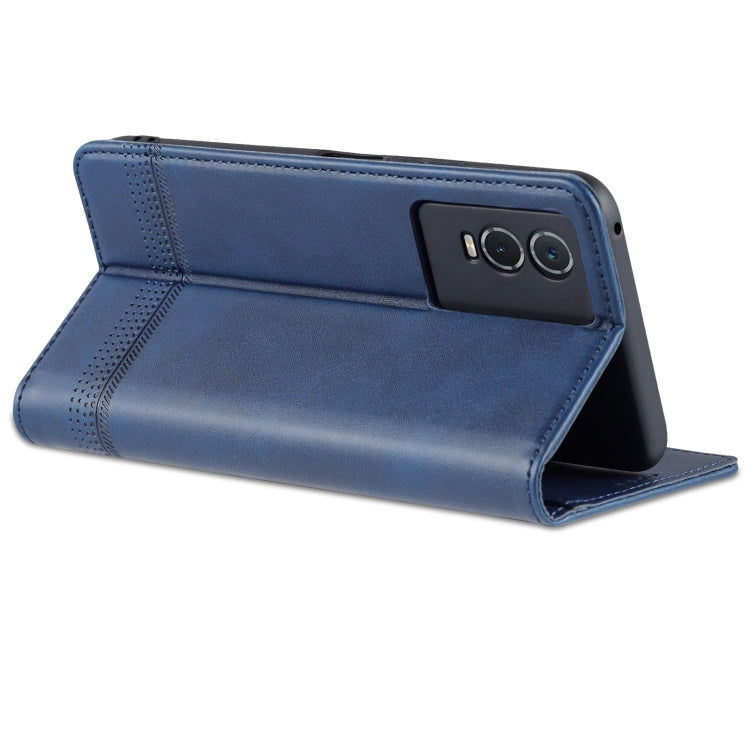 Vivo Y76s/Y74s Leather Wallet Case with Card Holder & Magnetic Closure