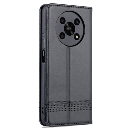 Honor X30 Leather Wallet Case with Card Holder & Magnetic Closure