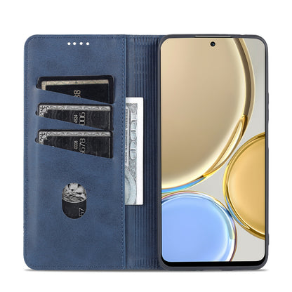 Honor X30 Leather Wallet Case with Card Holder & Magnetic Closure