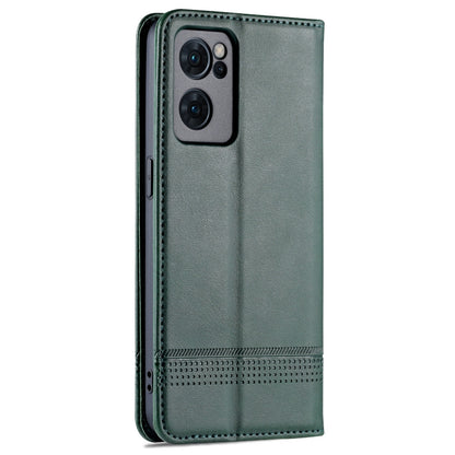 OPPO Reno7 Global Leather Wallet Case with Card Holder & Magnetic Closure