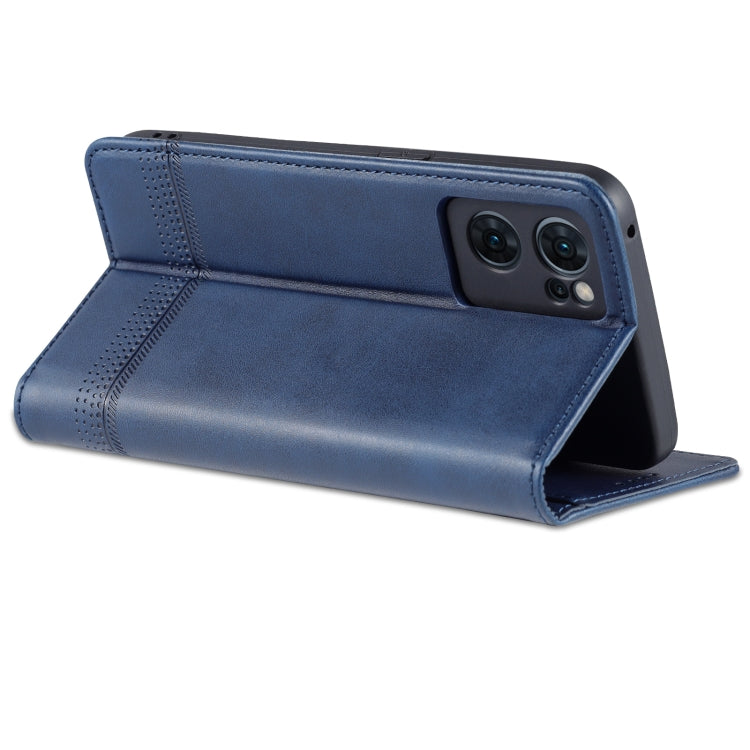 OPPO Reno7 Global Leather Wallet Case with Card Holder & Magnetic Closure