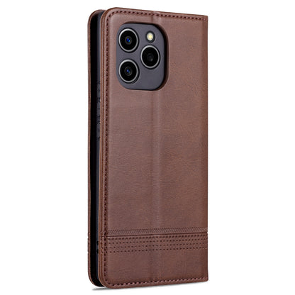 Honor 60 SE Leather Wallet Case with Card Holder & Magnetic Closure