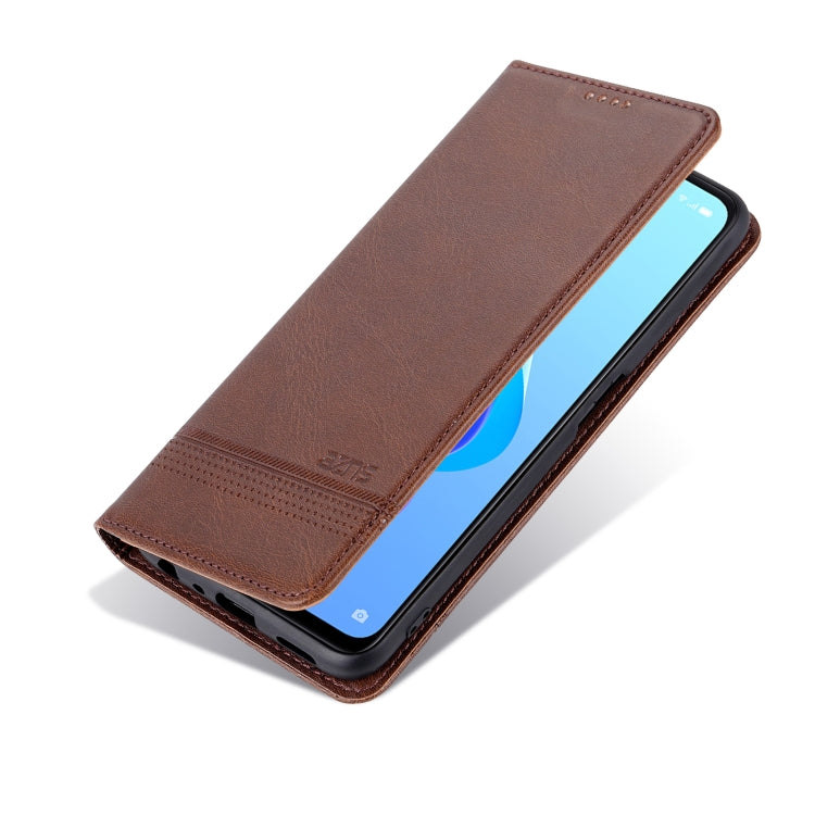 OPPO A36 4G/A76 4G Leather Wallet Case with Card Holder & Magnetic Closure