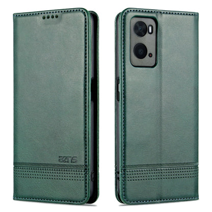 OPPO A36 4G/A76 4G Leather Wallet Case with Card Holder & Magnetic Closure