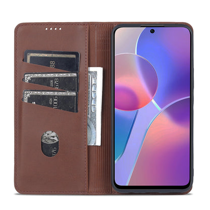 Honor X8/X30i Leather Wallet Case with Card Holder & Magnetic Closure