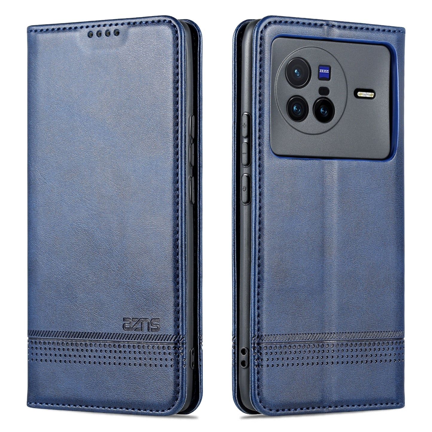 Vivo X80 Leather Wallet Case with Card Holder & Magnetic Closure