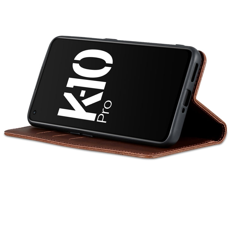 OPPO K10 Pro Leather Wallet Case with Card Holder & Magnetic Closure