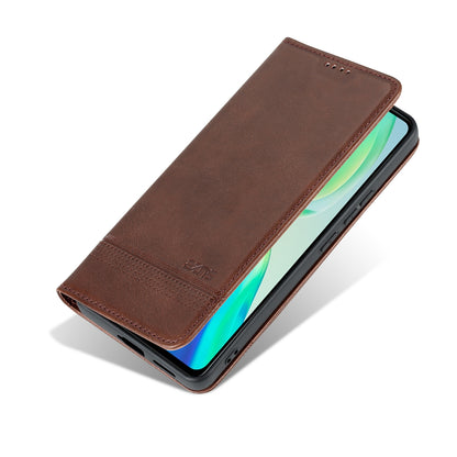 Vivo S15 Leather Wallet Case with Card Holder & Magnetic Closure