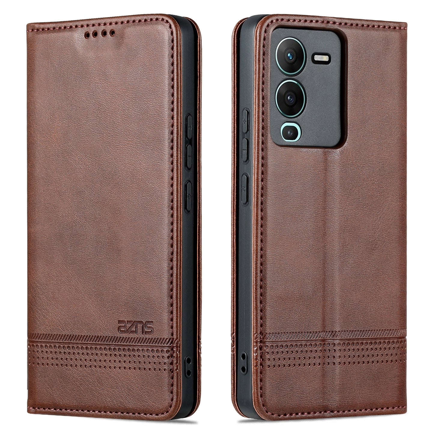 Vivo S15 Pro Leather Wallet Case with Card Holder & Magnetic Closure