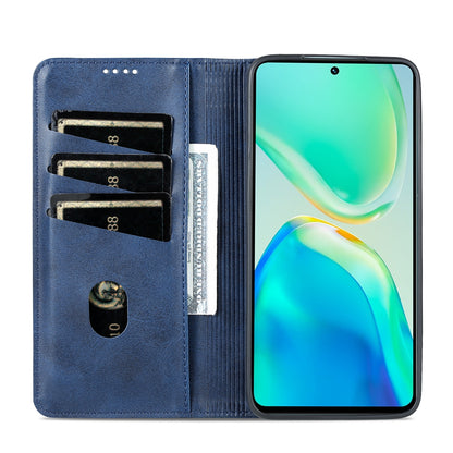 Vivo S15 Pro Leather Wallet Case with Card Holder & Magnetic Closure