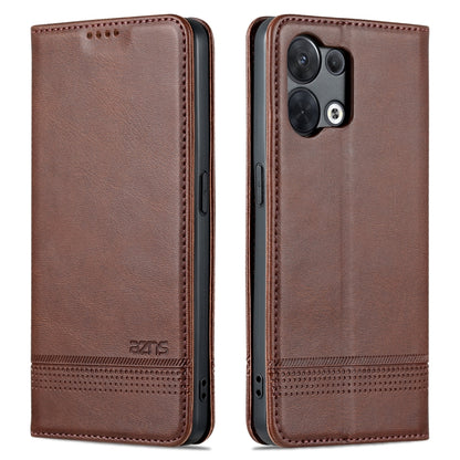 OPPO Reno8 Leather Wallet Case with Card Holder & Magnetic Closure