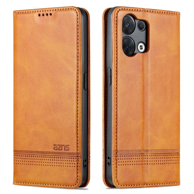 OPPO Reno8 Leather Wallet Case with Card Holder & Magnetic Closure