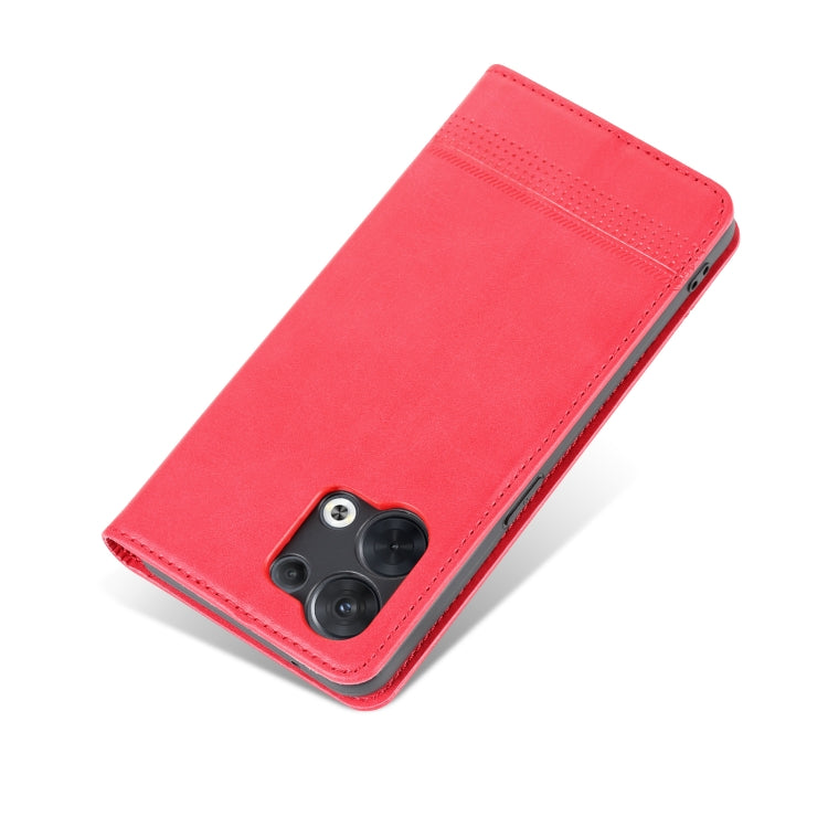 OPPO Reno8 Leather Wallet Case with Card Holder & Magnetic Closure