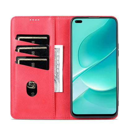 Huawei Nova 9z 5G Leather Wallet Case with Card Holder & Magnetic Closure