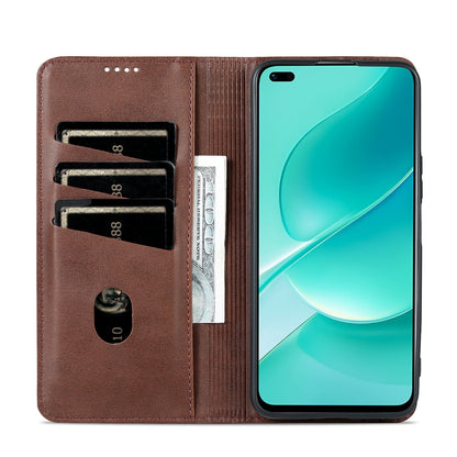 Huawei Nova 9z 5G Leather Wallet Case with Card Holder & Magnetic Closure