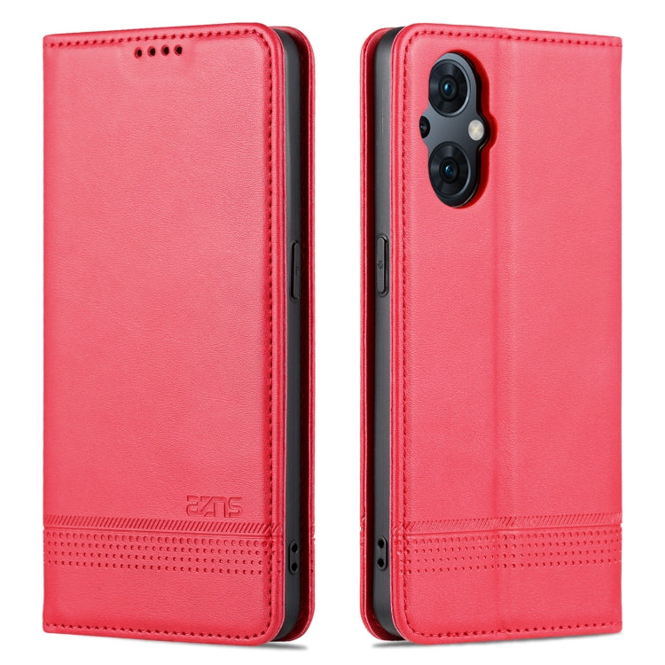 OPPO Reno8 Lite Leather Wallet Case with Card Holder & Magnetic Closure