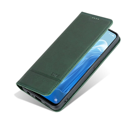 OPPO Reno8 Lite Leather Wallet Case with Card Holder & Magnetic Closure