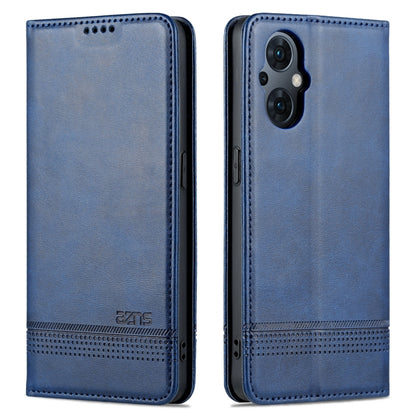 OPPO Reno8 Lite Leather Wallet Case with Card Holder & Magnetic Closure