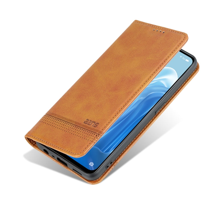 OPPO Reno8 Lite Leather Wallet Case with Card Holder & Magnetic Closure