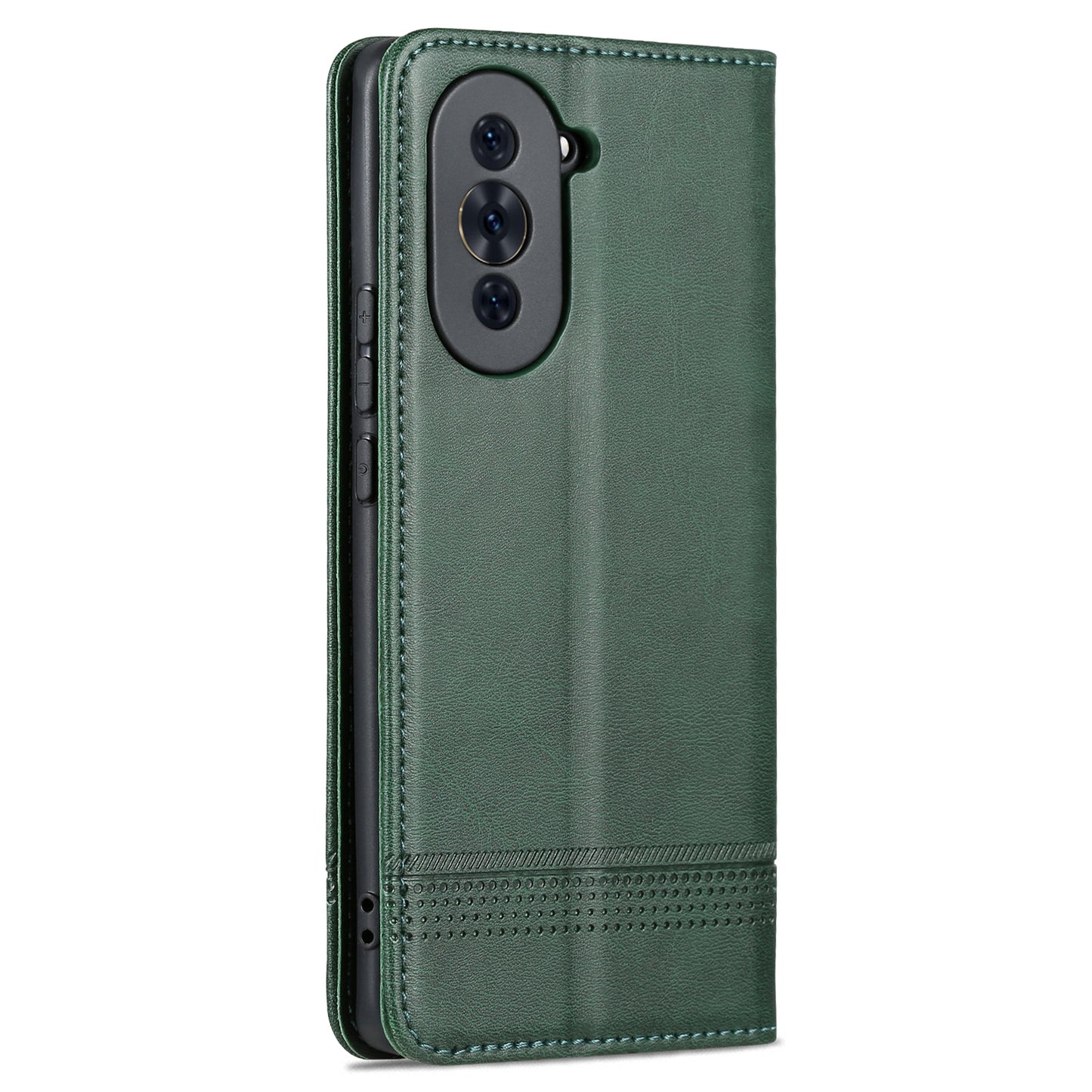 Huawei Nova 10 Leather Wallet Case with Card Holder & Magnetic Closure