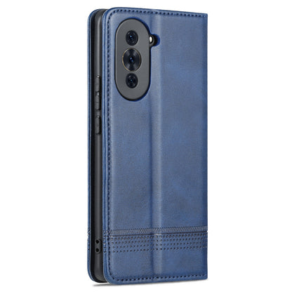 Huawei Nova 10 Leather Wallet Case with Card Holder & Magnetic Closure