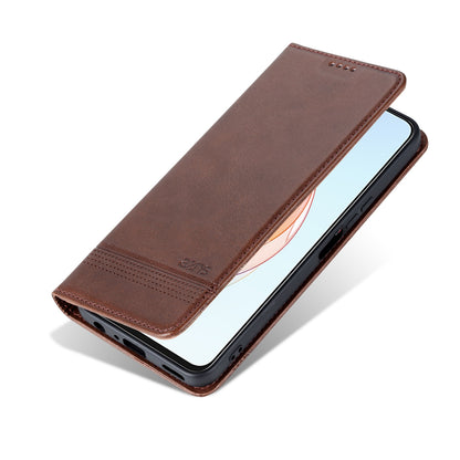 Honor X40i Leather Wallet Case with Card Holder & Magnetic Closure