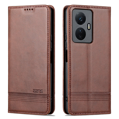 Vivo Y77e/Y77 5G Leather Wallet Case with Card Holder & Magnetic Closure