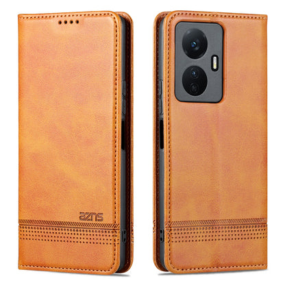 Vivo Y77e/Y77 5G Leather Wallet Case with Card Holder & Magnetic Closure