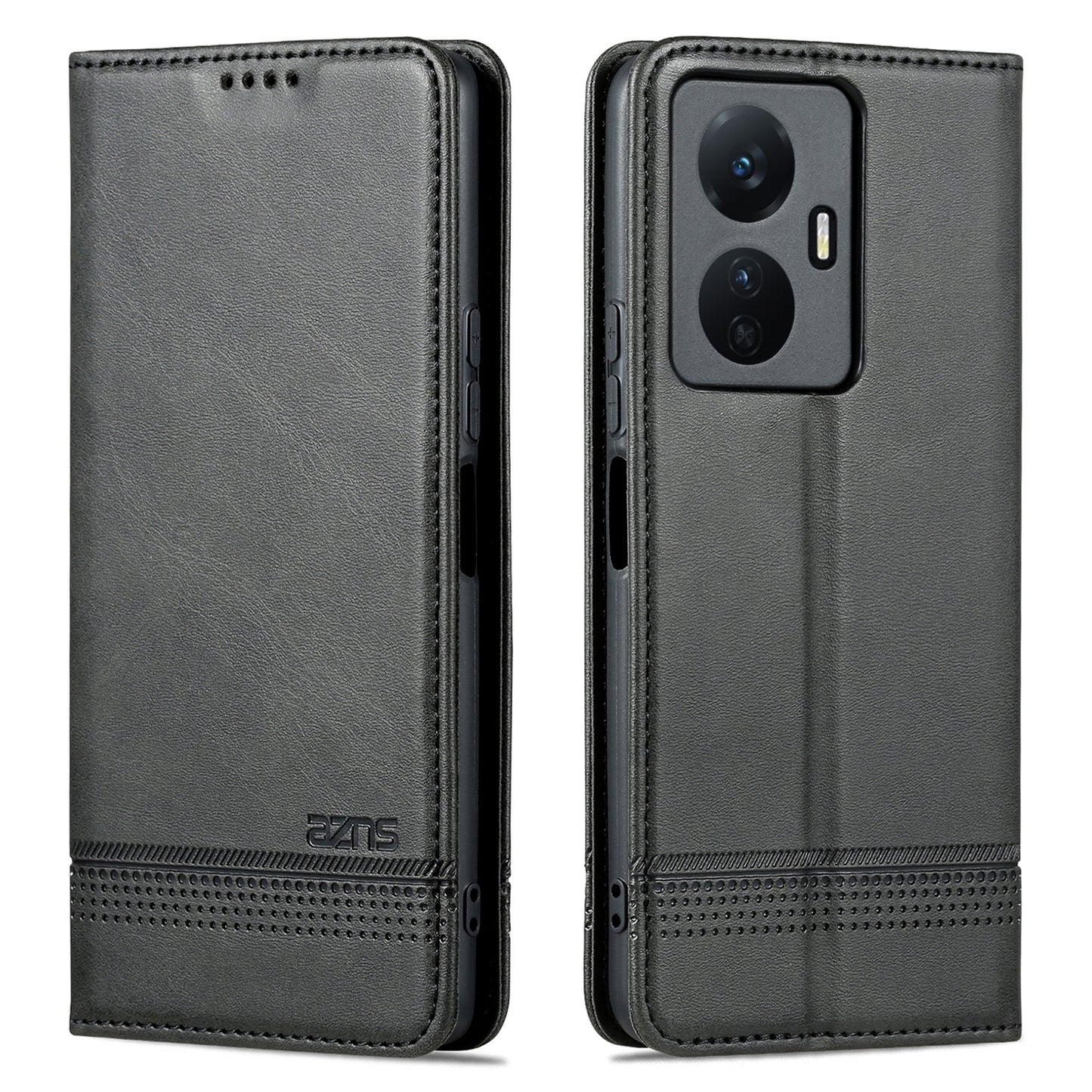 Vivo Y77e/Y77 5G Leather Wallet Case with Card Holder & Magnetic Closure