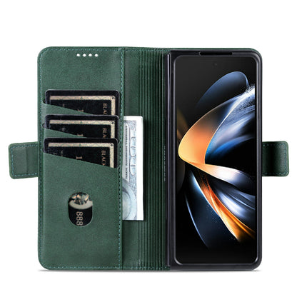 Samsung Galaxy Z Fold3 5G Leather Wallet Case with Card Holder & Magnetic Closure