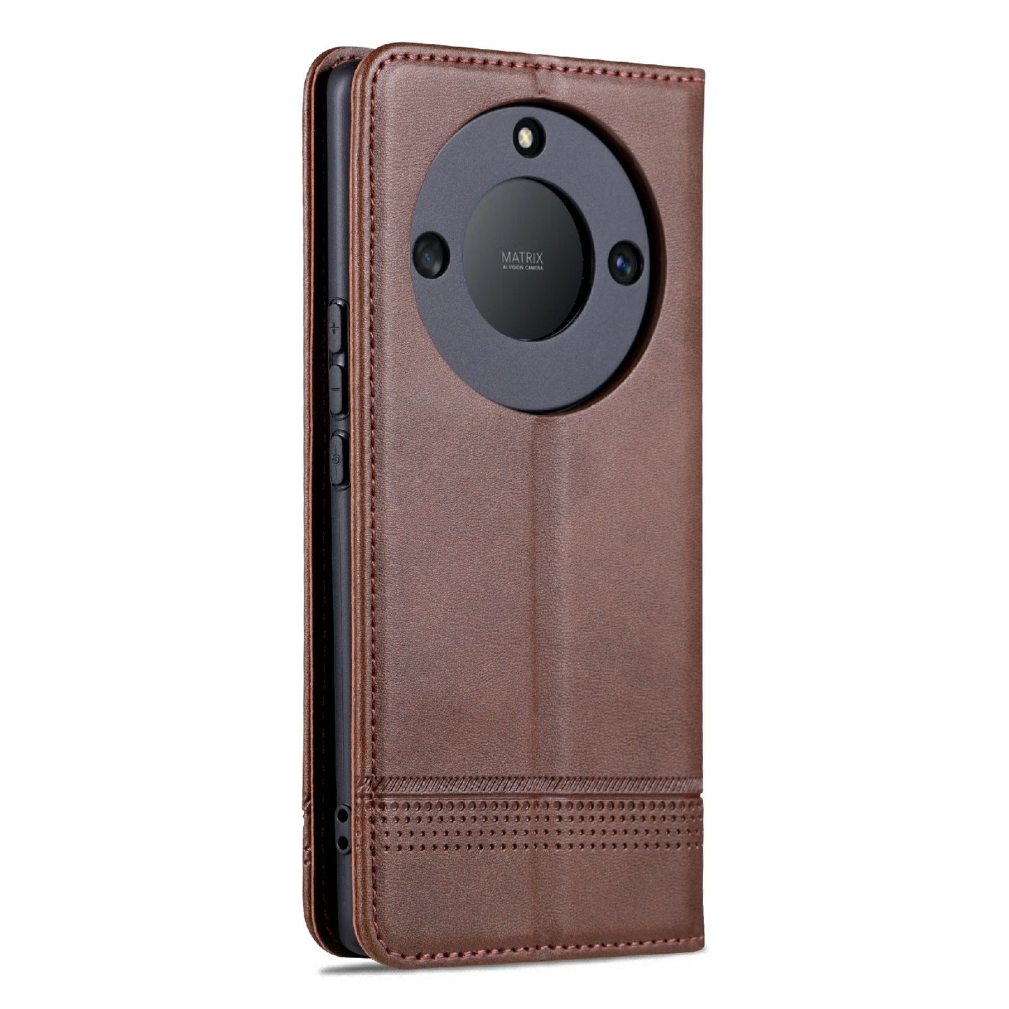 Honor X40 Leather Wallet Case with Card Holder & Magnetic Closure