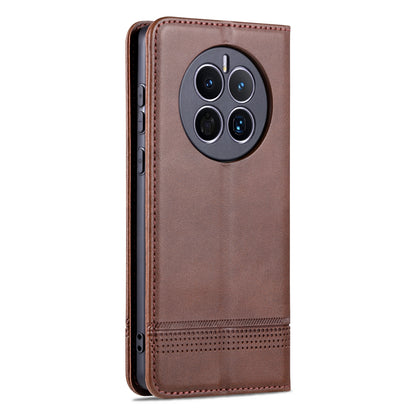 Huawei Mate 50/Mate 50E Leather Wallet Case with Card Holder & Magnetic Closure