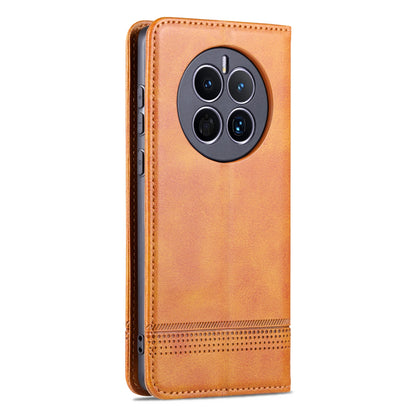 Huawei Mate 50/Mate 50E Leather Wallet Case with Card Holder & Magnetic Closure