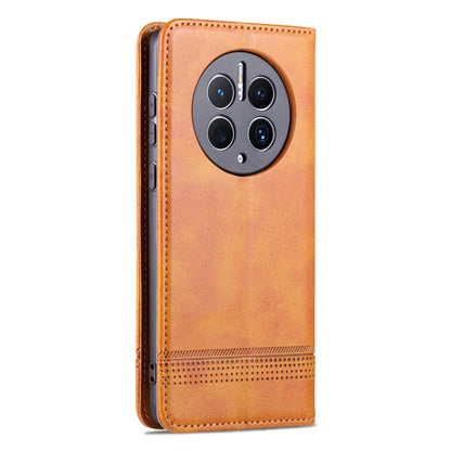 Huawei Mate 50 Pro Leather Wallet Case with Card Holder & Magnetic Closure