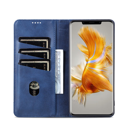 Huawei Mate 50 Pro Leather Wallet Case with Card Holder & Magnetic Closure