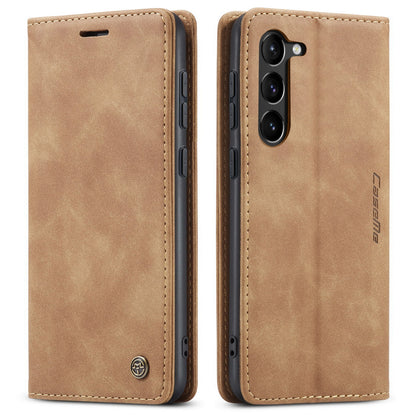 Samsung Galaxy S23 5G Leather Case - Horizontal Flip, Card Holder & Wallet, Luxurious Design