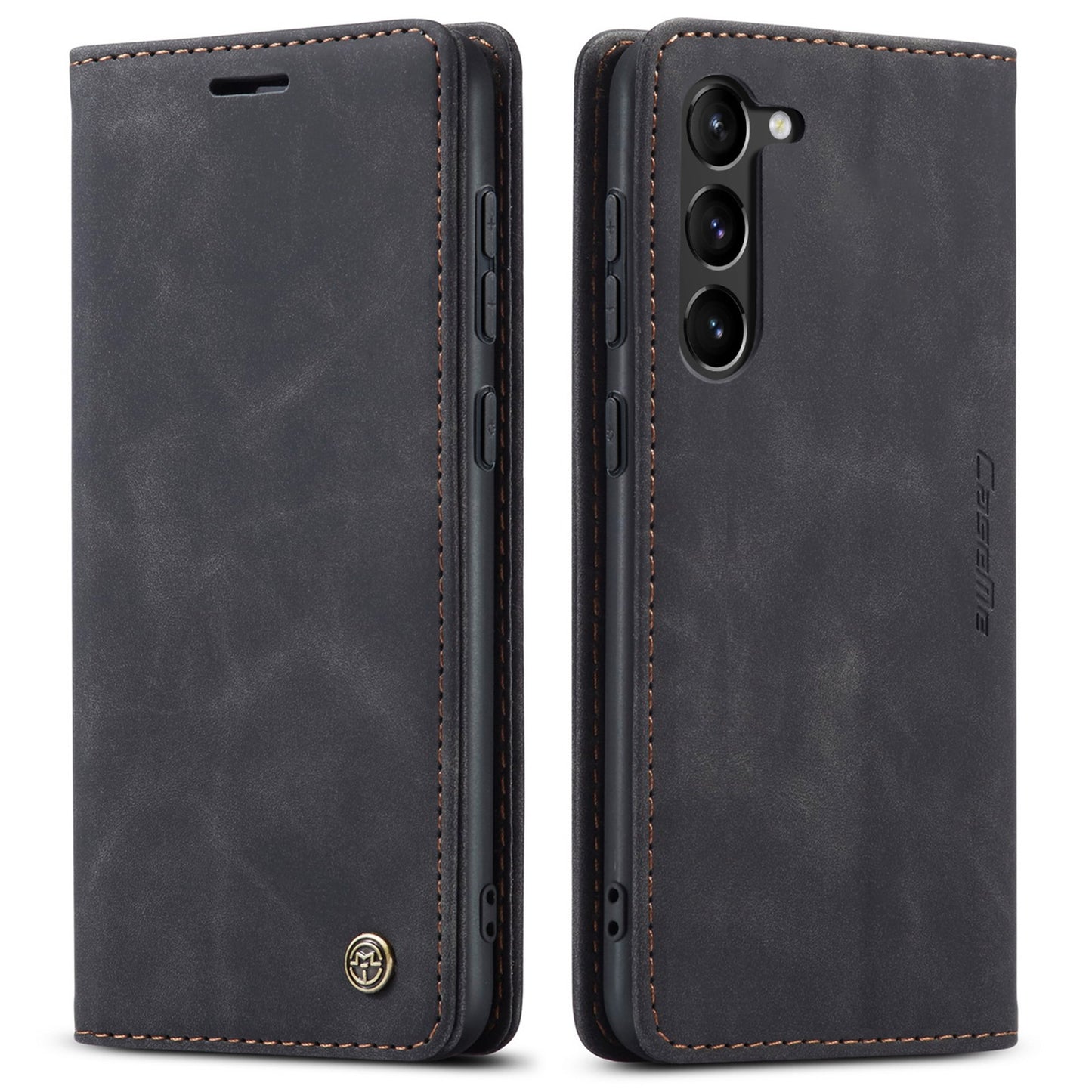 Samsung Galaxy S23 5G Leather Case - Horizontal Flip, Card Holder & Wallet, Luxurious Design