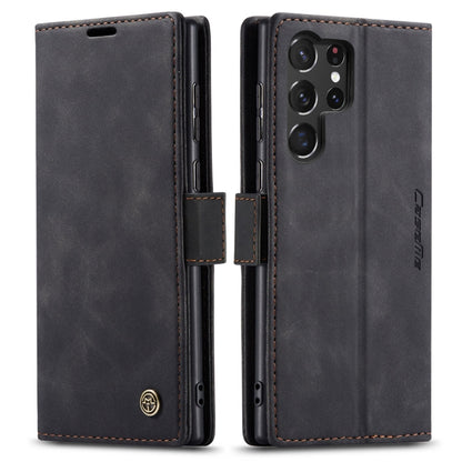 Samsung Galaxy S23 Ultra 5G Flip Leather Case - Card Holder & Wallet, Elegant Protection