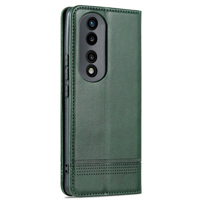 Honor 80 Leather Wallet Case with Card Holder & Magnetic Closure