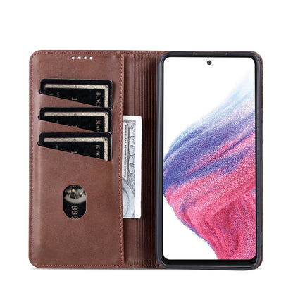 Samsung Galaxy A34 5G Leather Wallet Case with Card Holder & Magnetic Closure