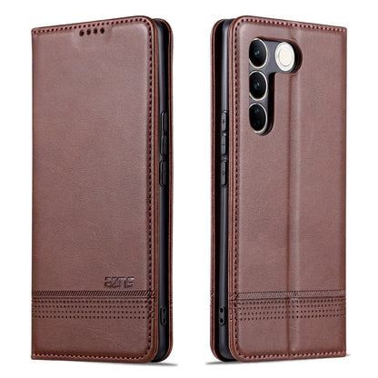 Vivo S16/S16 Pro Leather Wallet Case with Card Holder & Magnetic Closure