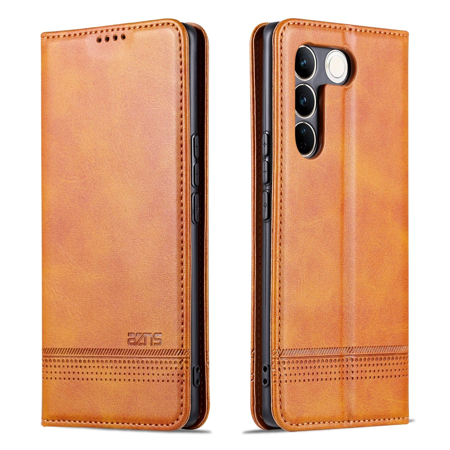 Vivo S16/S16 Pro Leather Wallet Case with Card Holder & Magnetic Closure