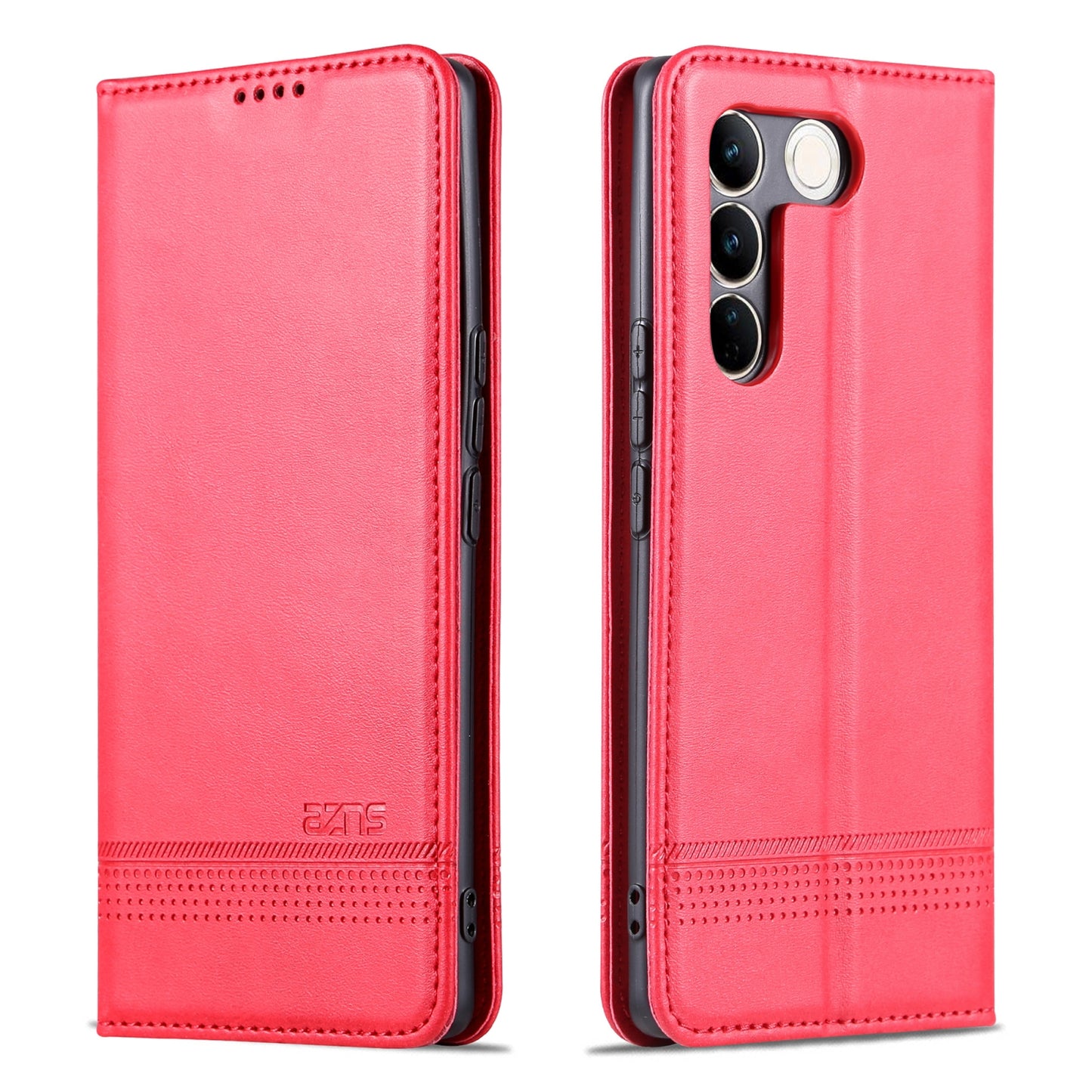 Vivo S16/S16 Pro Leather Wallet Case with Card Holder & Magnetic Closure