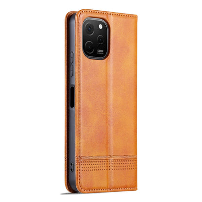 Huawei Nova Y61 Leather Wallet Case with Card Holder & Magnetic Closure