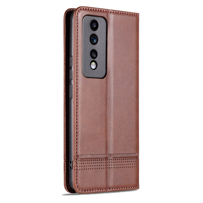 Honor 80 GT Leather Wallet Case with Card Holder & Magnetic Closure