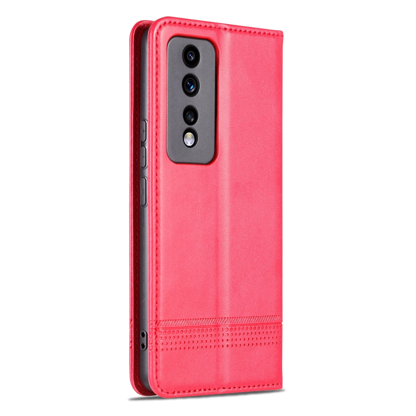 Honor 80 GT Leather Wallet Case with Card Holder & Magnetic Closure