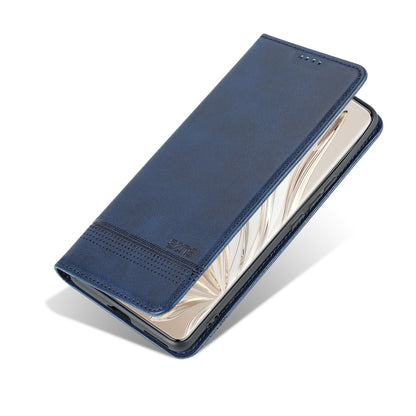 Honor 90 Leather Wallet Case with Card Holder & Magnetic Closure